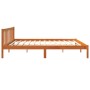 Estructura de cama madera maciza pino marrón cera 180x200 cm de , Camas y somieres - Ref: Foro24-844812, Precio: 102,79 €, De...