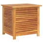 Caja de almacenaje de jardín madera maciza acacia 60x50x56 cm de , Cajas de almacenaje para exteriores - Ref: Foro24-365839, ...