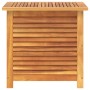 Solid acacia wood garden storage box 60x50x56 cm by , Outdoor storage boxes - Ref: Foro24-365839, Price: 137,61 €, Discount: %