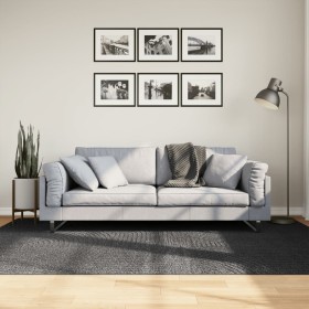 Short pile Scandinavian style IZA anthracite rug 160x230 cm by , Rugs - Ref: Foro24-375430, Price: 92,55 €, Discount: %