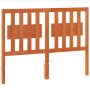 Cabecero de cama madera maciza de pino marrón cera 135 cm de , Cabeceros y pies de cama - Ref: Foro24-844293, Precio: 44,81 €...