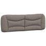 Padded headboard in taupe gray fabric 160 cm by , Headboards and footboards - Ref: Foro24-374592, Price: 87,95 €, Discount: %