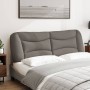 Cabecero de cama acolchado tela gris taupé 160 cm de , Cabeceros y pies de cama - Ref: Foro24-374592, Precio: 87,95 €, Descue...