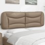 Cappuccino synthetic leather padded bed headboard 160 cm by , Headboards and footboards - Ref: Foro24-374599, Price: 80,86 €,...