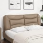 Cappuccino synthetic leather padded bed headboard 160 cm by , Headboards and footboards - Ref: Foro24-374599, Price: 80,86 €,...