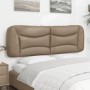 Cappuccino synthetic leather padded bed headboard 160 cm by , Headboards and footboards - Ref: Foro24-374599, Price: 80,86 €,...