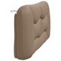 Cappuccino synthetic leather padded bed headboard 160 cm by , Headboards and footboards - Ref: Foro24-374599, Price: 80,86 €,...