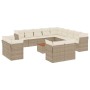 Set sofás de jardín 14 pzas con cojines ratán sintético beige de , Conjuntos de jardín - Ref: Foro24-3223958, Precio: 1,00 €,...