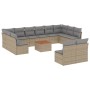 Set Gartensofas mit Kissen 13 Stück synthetisches Rattan beige von , Gartensets - Ref: Foro24-3223896, Preis: 827,25 €, Rabat...