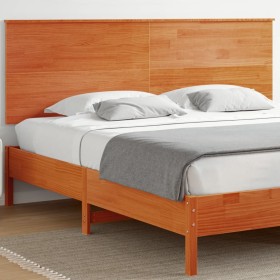 Cabecero de cama madera maciza de pino marrón cera 180 cm de , Cabeceros y pies de cama - Ref: Foro24-844377, Precio: 57,99 €...