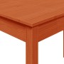 Mesa de comedor madera maciza de pino marrón cera 110x55x75 cm de , Mesas de cocina y de comedor - Ref: Foro24-844467, Precio...