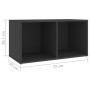 Muebles de salón 5 piezas madera de ingeniería gris de , Muebles TV - Ref: Foro24-3080044, Precio: 168,14 €, Descuento: %