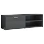 Hochglanzgrauer TV-Schrank aus Sperrholz, 120 x 30 x 37 cm von , TV-Möbel - Ref: Foro24-801160, Preis: 63,67 €, Rabatt: %