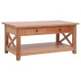 Mesa de centro de madera maciza de caoba 100x55x46 cm de vidaXL, Mesas de centro - Ref: Foro24-283838, Precio: 211,50 €, Desc...