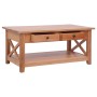 Mesa de centro de madera maciza de caoba 100x55x46 cm de vidaXL, Mesas de centro - Ref: Foro24-283838, Precio: 211,50 €, Desc...