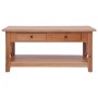 Mesa de centro de madera maciza de caoba 100x55x46 cm de vidaXL, Mesas de centro - Ref: Foro24-283838, Precio: 211,50 €, Desc...