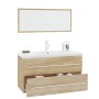 Conjunto de muebles de baño 3 piezas color roble Sonoma de , Muebles de baño - Ref: Foro24-3152850, Precio: 242,48 €, Descuen...