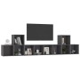 Muebles de salón 5 piezas madera de ingeniería gris de , Muebles TV - Ref: Foro24-3080008, Precio: 139,92 €, Descuento: %