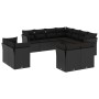 11-piece garden sofa set and black synthetic rattan cushions by , Garden sets - Ref: Foro24-3250344, Price: 870,30 €, Discoun...