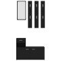 Black plywood entrance cabinet 100x25x76.5 cm by , Wardrobes - Ref: Foro24-802841, Price: 116,99 €, Discount: %