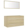 Set de muebles de baño 2 pzas contrachapada roble Sonoma de , Muebles de baño - Ref: Foro24-804848, Precio: 72,09 €, Descuent...