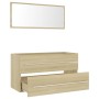 Set de muebles de baño 2 pzas contrachapada roble Sonoma de , Muebles de baño - Ref: Foro24-804848, Precio: 72,09 €, Descuent...