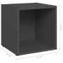 Muebles de salón 3 piezas madera de ingeniería gris de , Muebles TV - Ref: Foro24-3080026, Precio: 117,79 €, Descuento: %