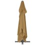 Garden umbrella with portable taupe base by vidaXL, Umbrellas - Ref: Foro24-276349, Price: 425,04 €, Discount: %