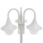 Farolas de jardín con 3 luces aluminio blanca E27 220 cm de , Iluminación de exterior - Ref: Foro24-44206, Precio: 166,29 €, ...