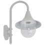 White aluminum garden wall lamp E27 42 cm by , Outdoor lighting - Ref: Foro24-44212, Price: 42,28 €, Discount: %