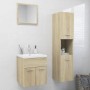 Badezimmermöbel-Set aus Sonoma-Eichenholzwerkstoff von , Badezimmermöbel - Ref: Foro24-3071399, Preis: 225,24 €, Rabatt: %