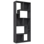 Plywood gray bookshelf 67x24x161 cm by , Bookcases and shelves - Ref: Foro24-801879, Price: 110,84 €, Discount: %