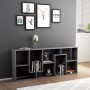 Plywood gray bookshelf 67x24x161 cm by , Bookcases and shelves - Ref: Foro24-801879, Price: 110,84 €, Discount: %