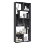 Plywood gray bookshelf 67x24x161 cm by , Bookcases and shelves - Ref: Foro24-801879, Price: 110,84 €, Discount: %