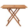 Folding solid acacia wood garden table 90x90x75 cm by , Garden tables - Ref: Foro24-319671, Price: 142,85 €, Discount: %