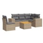 Set Gartensofas mit Kissen 6 Stück synthetisches Rattan beige von , Gartensets - Ref: Foro24-3257781, Preis: 512,28 €, Rabatt: %