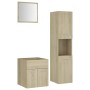 Sonoma Oak Engineered Wood Bathroom Furniture Set by , Bathroom furniture - Ref: Foro24-3070949, Price: 109,99 €, Discount: %