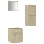 Sonoma Oak Engineered Wood Bathroom Furniture Set by , Bathroom furniture - Ref: Foro24-3070994, Price: 75,17 €, Discount: %