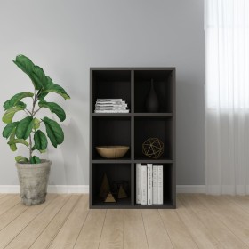 Estantería/Aparador madera de ingeniería gris 66x30x98 cm de , Librerías y estanterías - Ref: Foro24-800344, Precio: 65,51 €,...