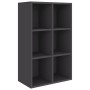 Estantería/Aparador madera de ingeniería gris 66x30x98 cm de , Librerías y estanterías - Ref: Foro24-800344, Precio: 65,99 €,...