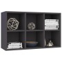 Estantería/Aparador madera de ingeniería gris 66x30x98 cm de , Librerías y estanterías - Ref: Foro24-800344, Precio: 65,99 €,...