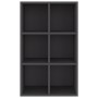 Estantería/Aparador madera de ingeniería gris 66x30x98 cm de , Librerías y estanterías - Ref: Foro24-800344, Precio: 65,99 €,...