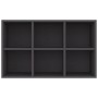 Estantería/Aparador madera de ingeniería gris 66x30x98 cm de , Librerías y estanterías - Ref: Foro24-800344, Precio: 65,99 €,...