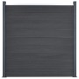 Juego de paneles de valla WPC gris 180x186 cm de , Paneles de vallas - Ref: Foro24-3211827, Precio: 393,56 €, Descuento: %