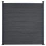 Juego de paneles de valla WPC gris 353x186 cm de , Paneles de vallas - Ref: Foro24-3211831, Precio: 704,33 €, Descuento: %