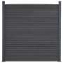 Gray WPC Fence Panel Set 353x186 cm by , fence panels - Ref: Foro24-3211831, Price: 704,33 €, Discount: %