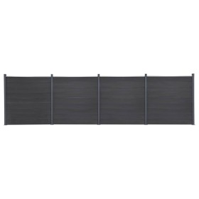 Gray WPC Fence Panel Set 699x186cm by , fence panels - Ref: Foro24-3211833, Price: 1,00 €, Discount: %