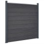 Gray WPC Fence Panel Set 699x186cm by , fence panels - Ref: Foro24-3211833, Price: 1,00 €, Discount: %