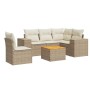 Garden sofa set with cushions 6 pieces beige synthetic rattan by , Garden sets - Ref: Foro24-3257780, Price: 551,37 €, Discou...