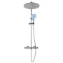 Combined shower kit with stainless steel thermostat by vidaXL, shower heads - Ref: Foro24-145054, Price: 146,99 €, Discount: %